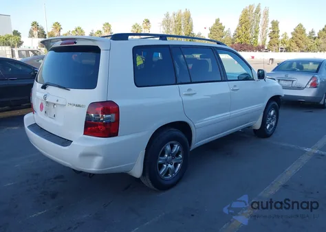 2007 Toyota Highlander V6 from USA, damaged, VIN JTEHP21AX70198562